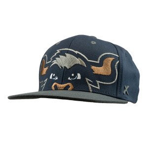 utah state peeking bull adjustable youth cap x